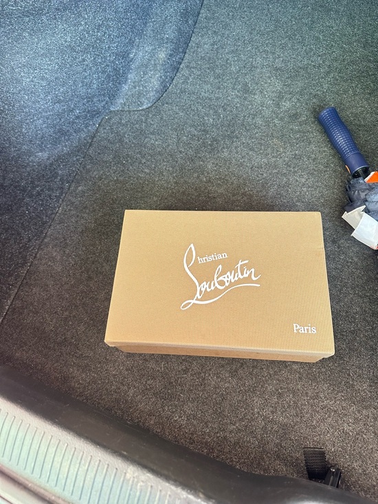 Christian Louboutin Tan Logo Shoe Box
